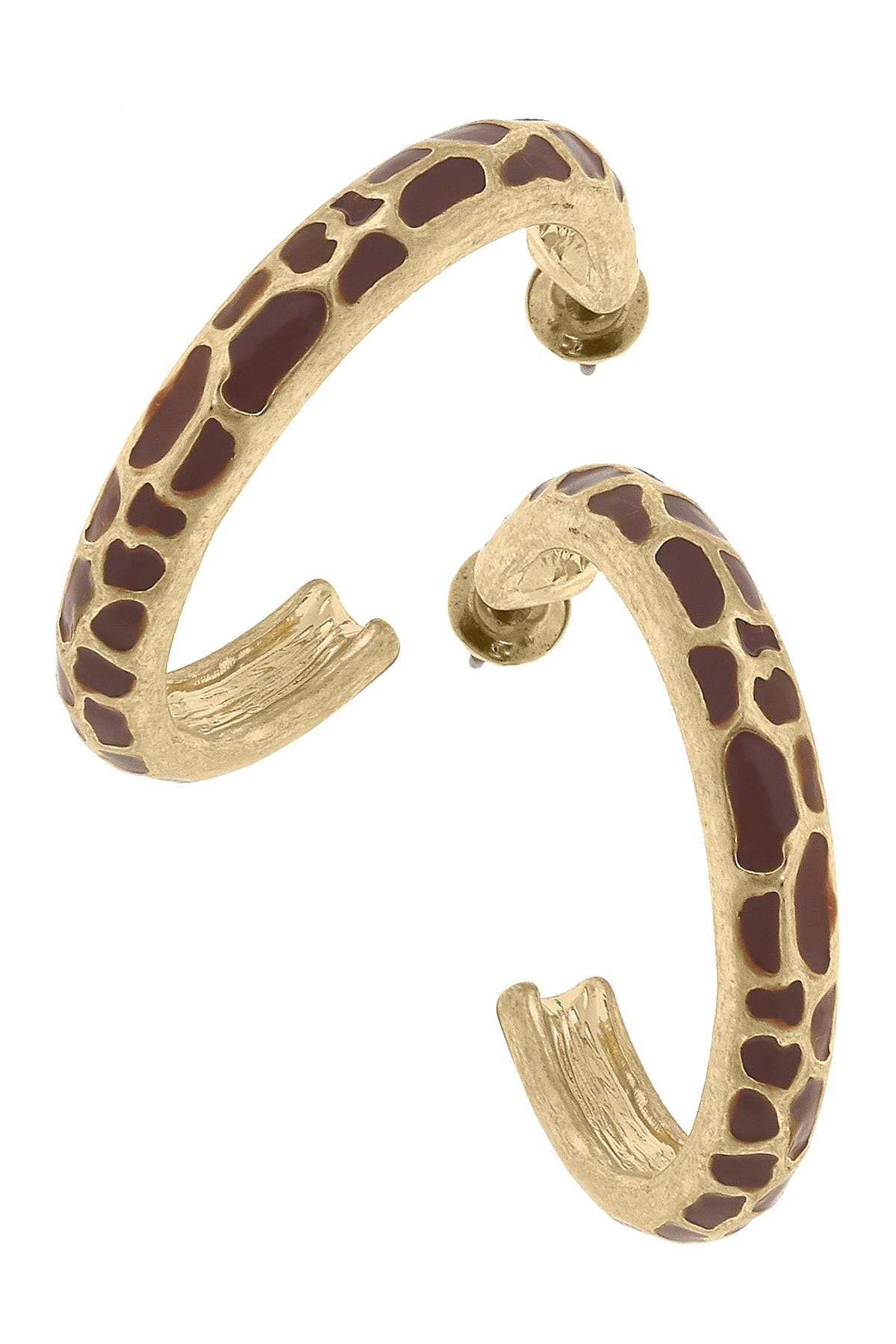Giraffe Gold Hoops
