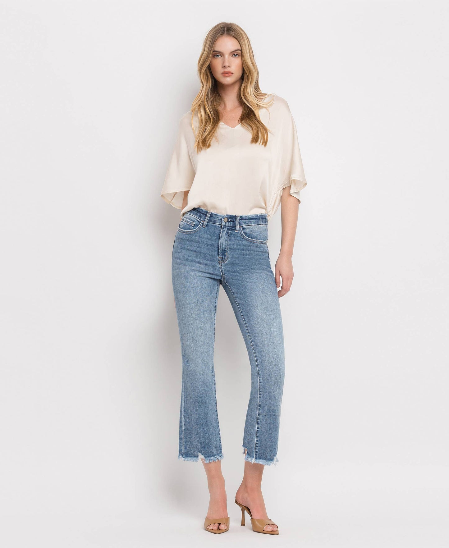 Vervet Crop Flare Jeans