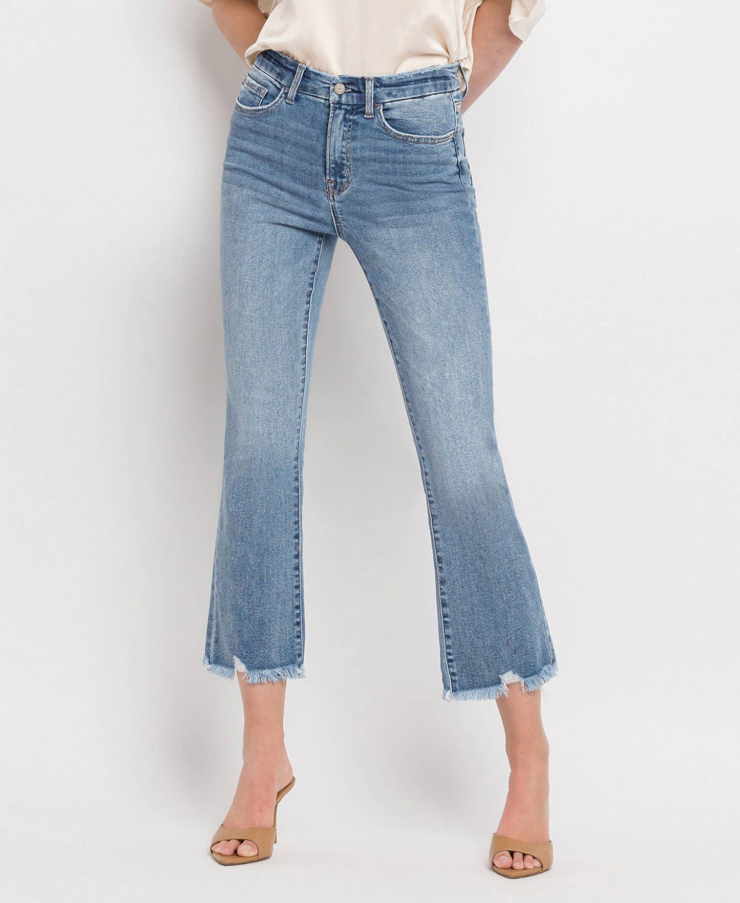 Vervet Crop Flare Jeans