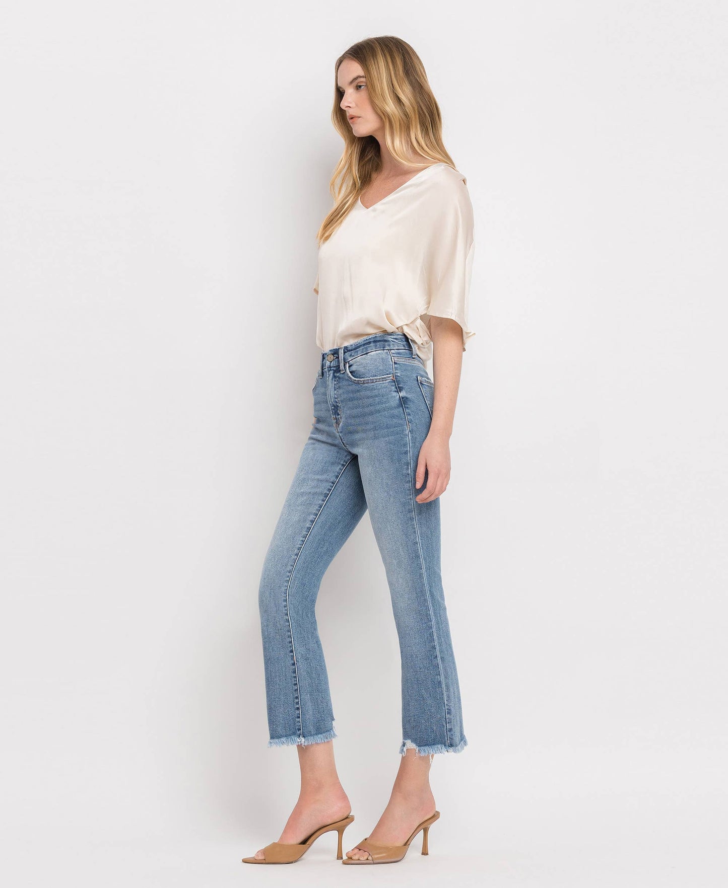 Vervet Crop Flare Jeans