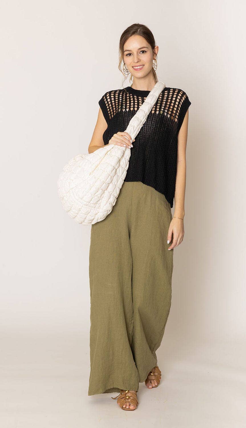 Cora Quilted Puffer Tote