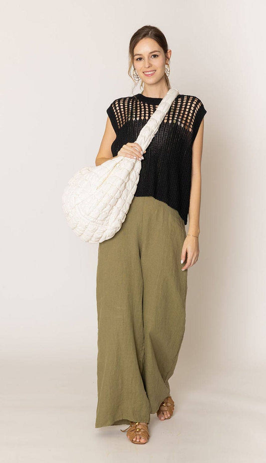 Cora Quilted Puffer Tote