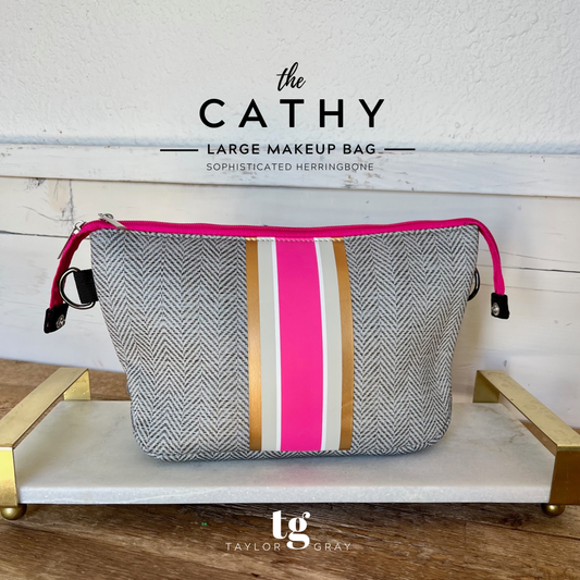 The Cathy Neoprene Large Makeup Bag