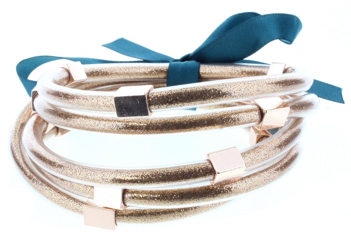 Glitter Filled Bangles Bracelet Set