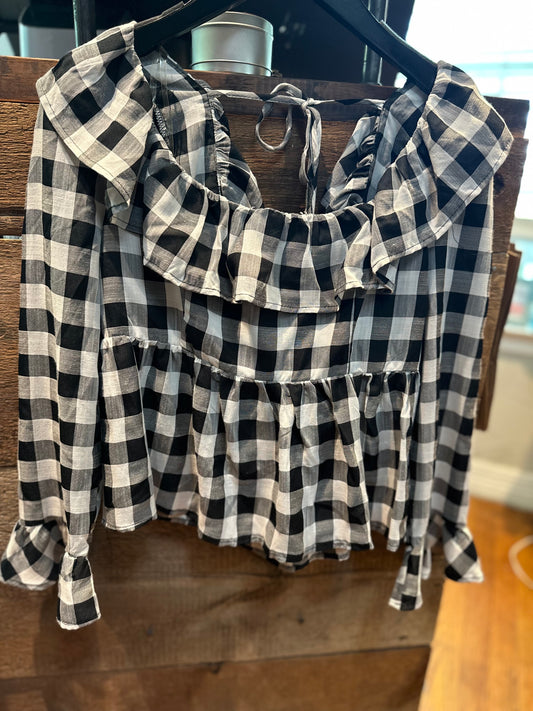 Buffalo Plaid Blouse