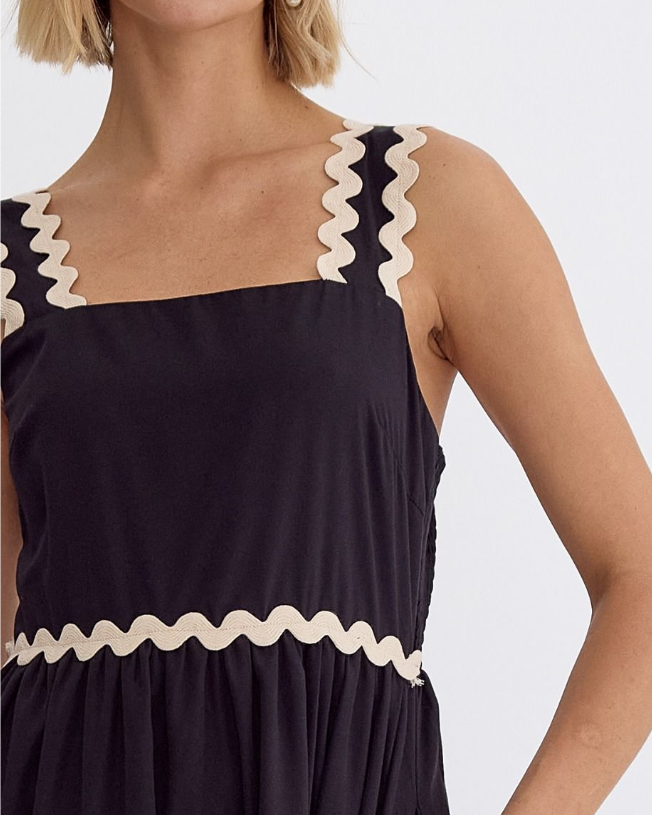 Rick Rack Midi Dress