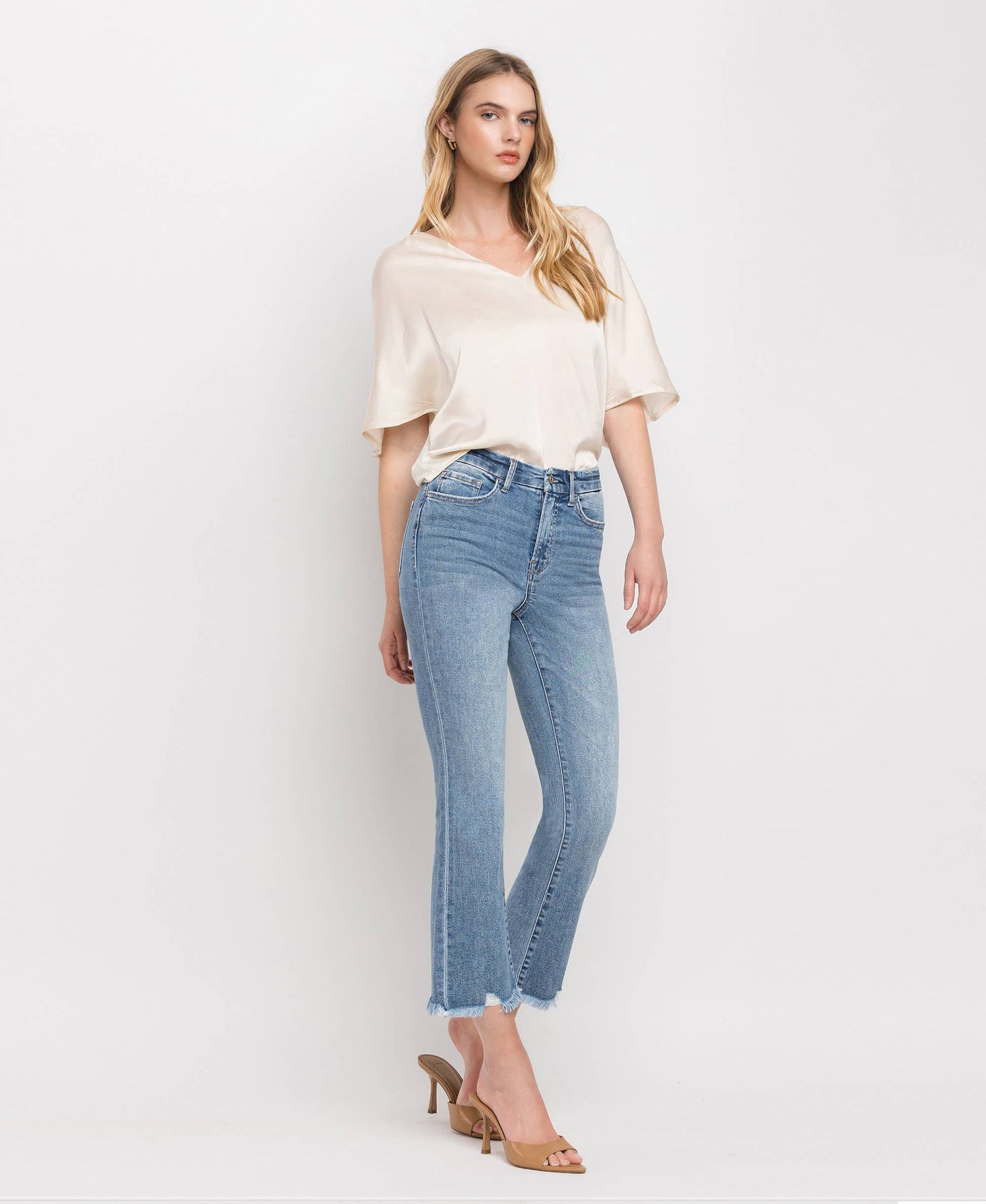 Vervet Crop Flare Jeans