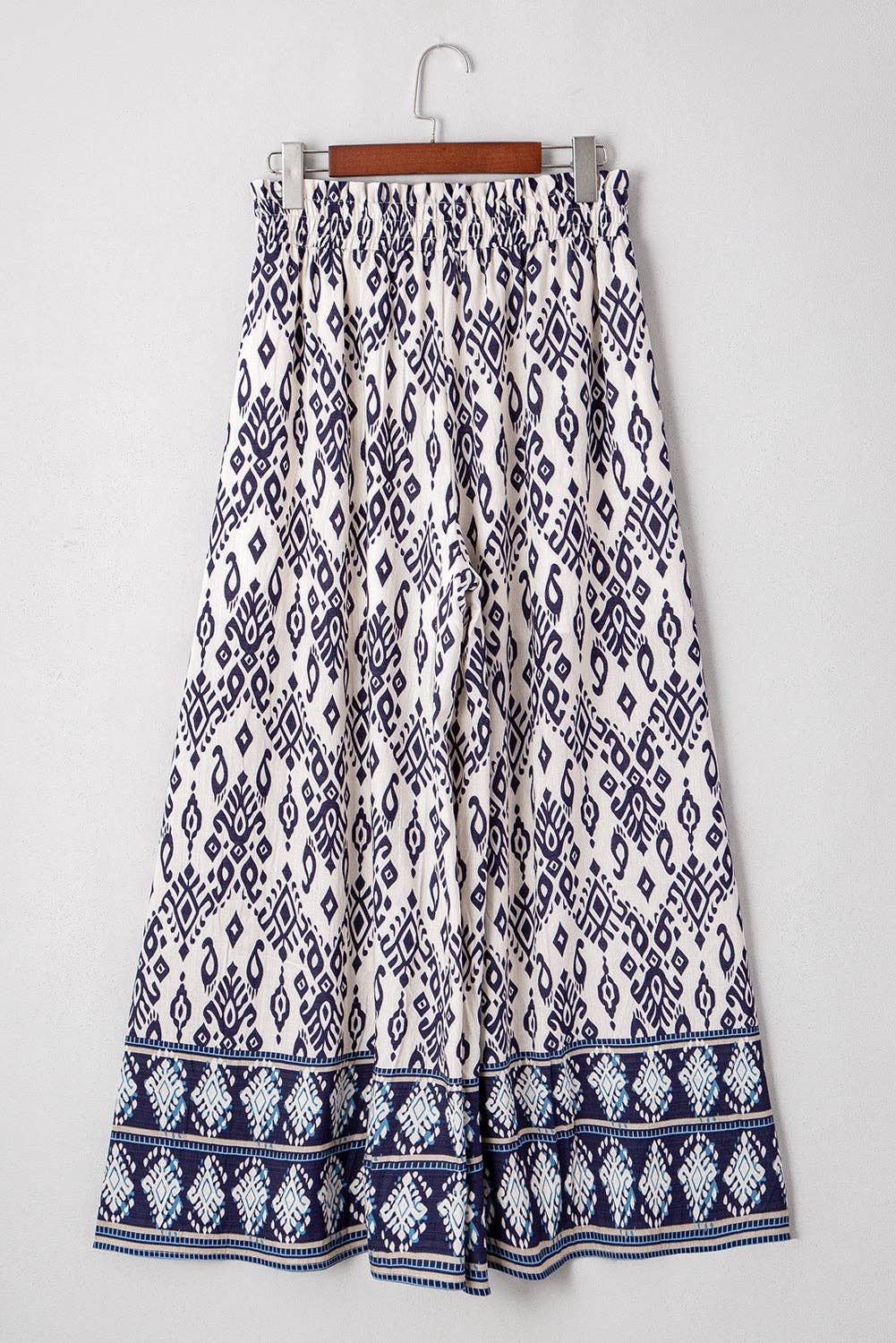 Boho Pattern Wide Leg Pants