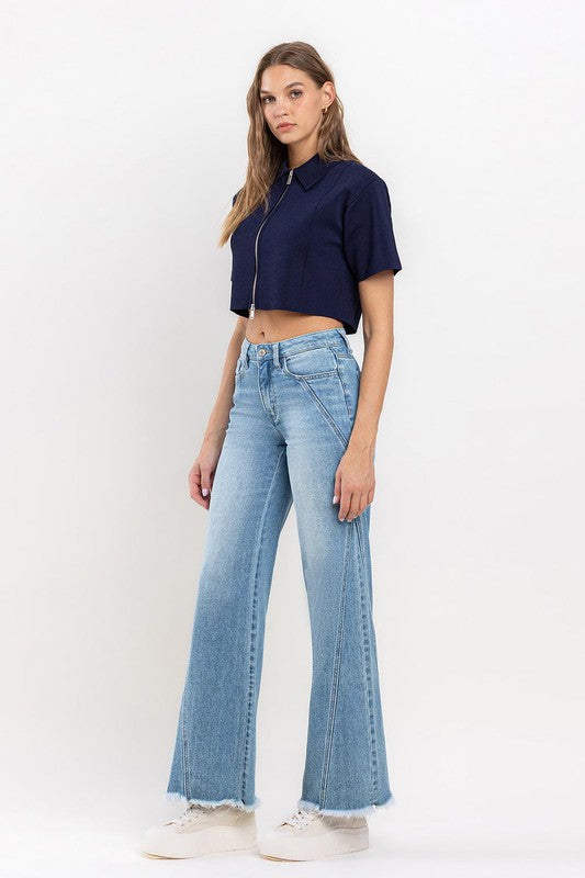 Vervet High Rise Wide-leg A-Line Jeans