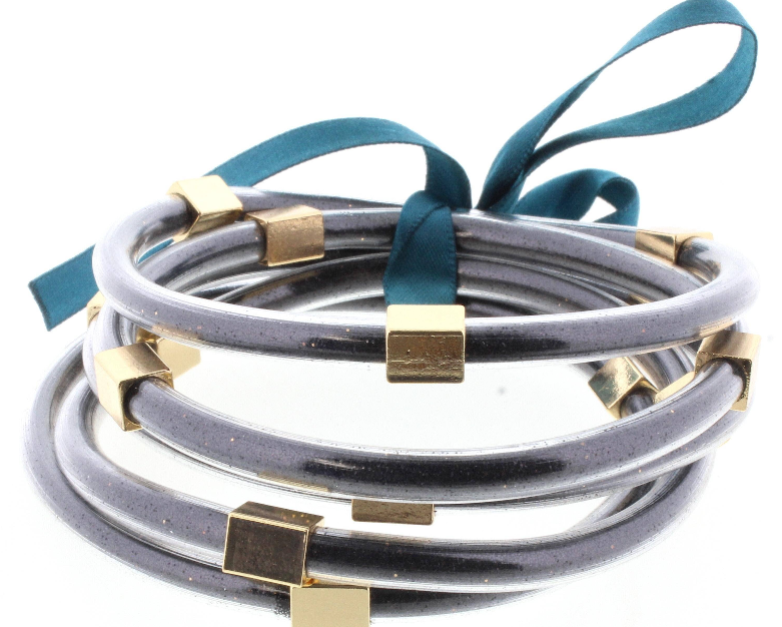 Glitter Filled Bangles Bracelet Set