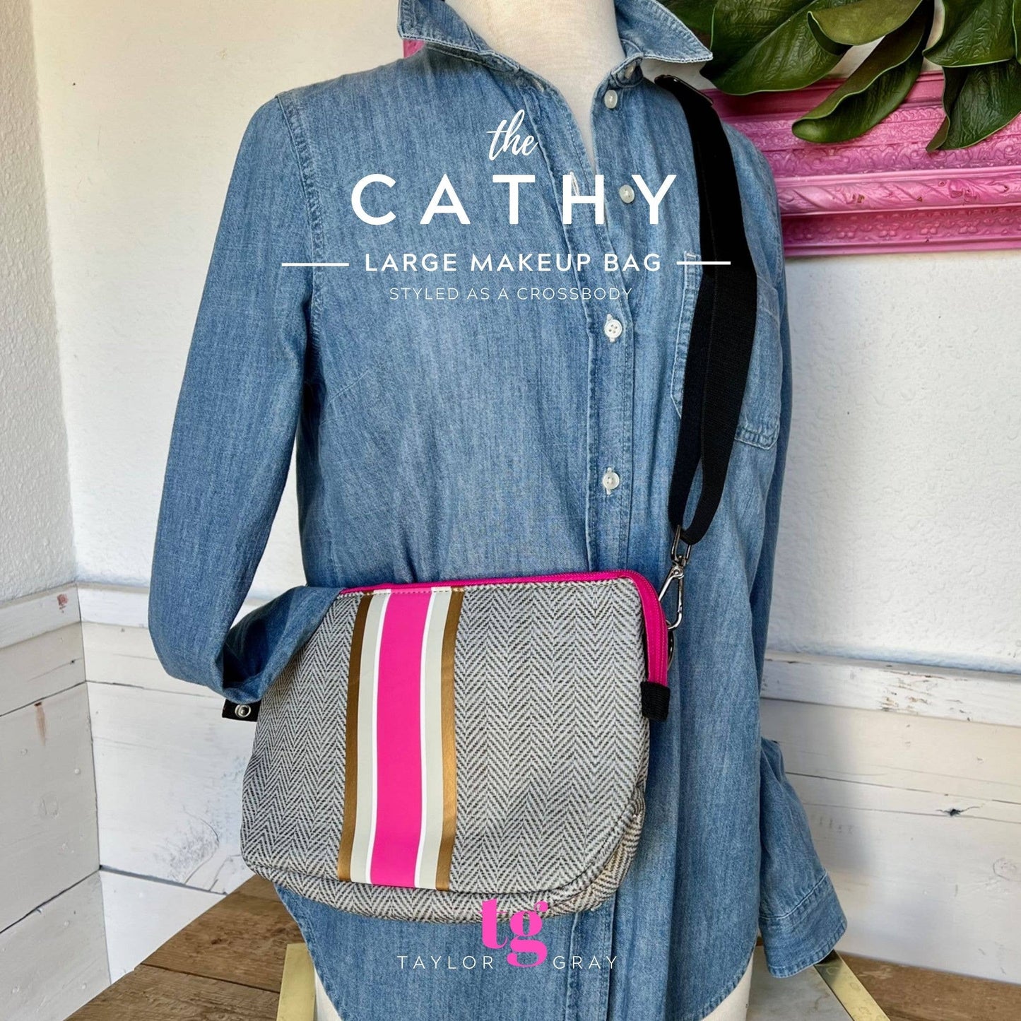 The Cathy Neoprene Large Makeup Bag