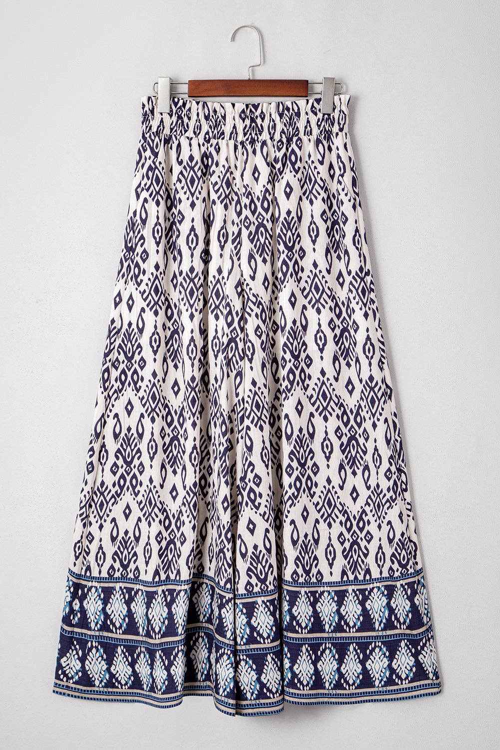 Boho Pattern Wide Leg Pants