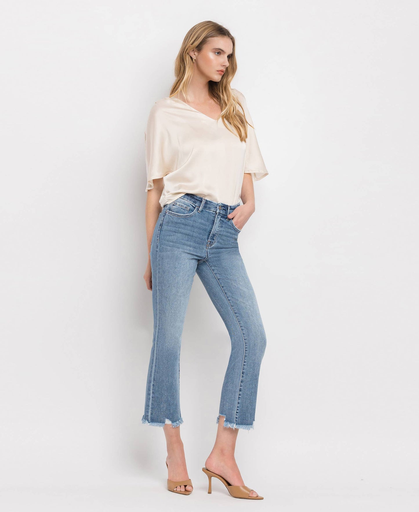 Vervet Crop Flare Jeans