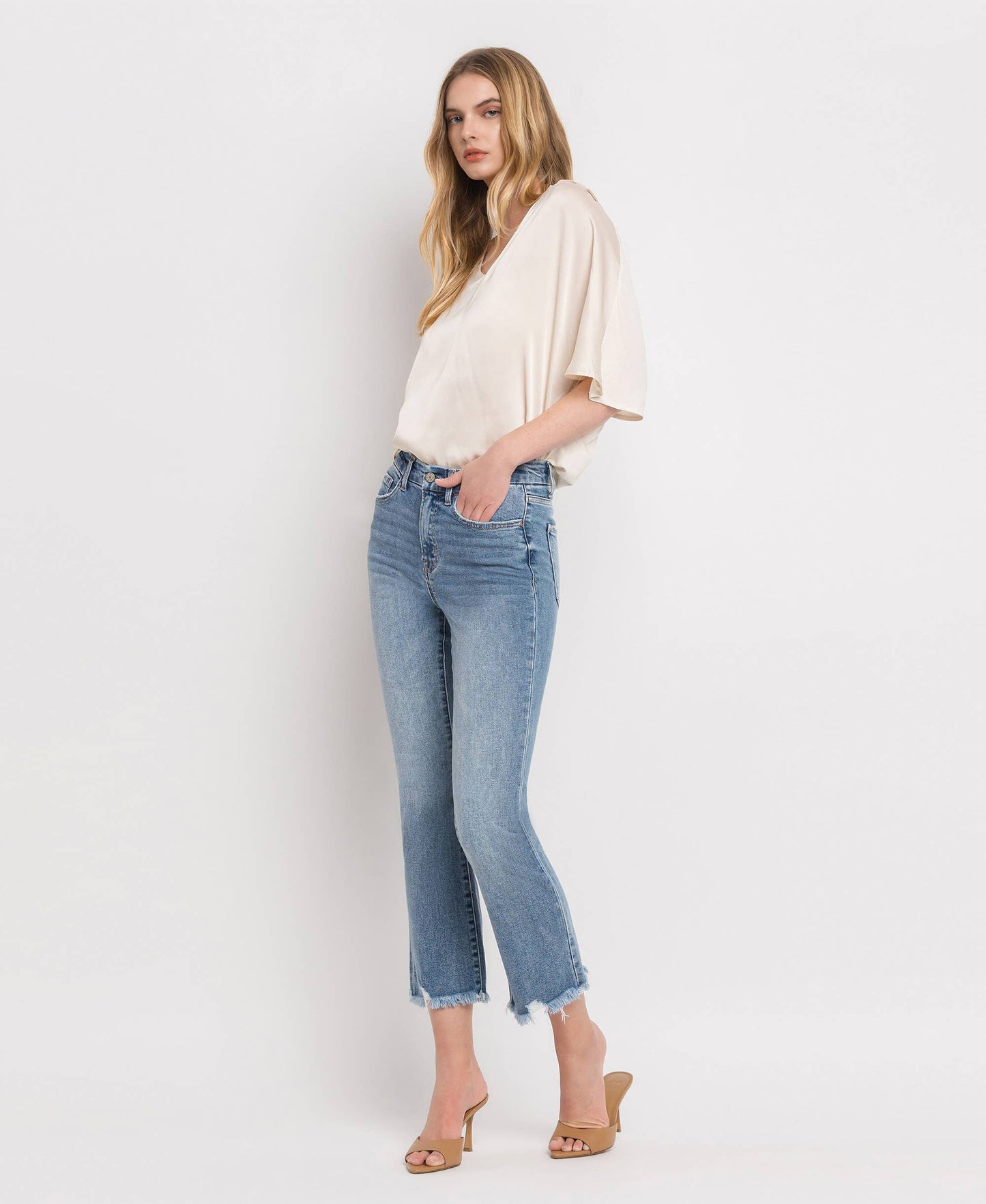 Vervet Crop Flare Jeans