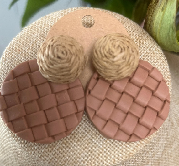 Clay Weave Earrings