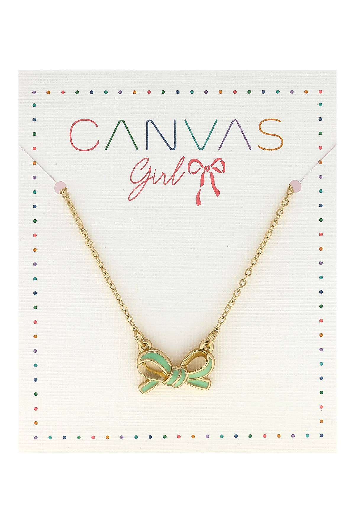 Girls Bow Necklace