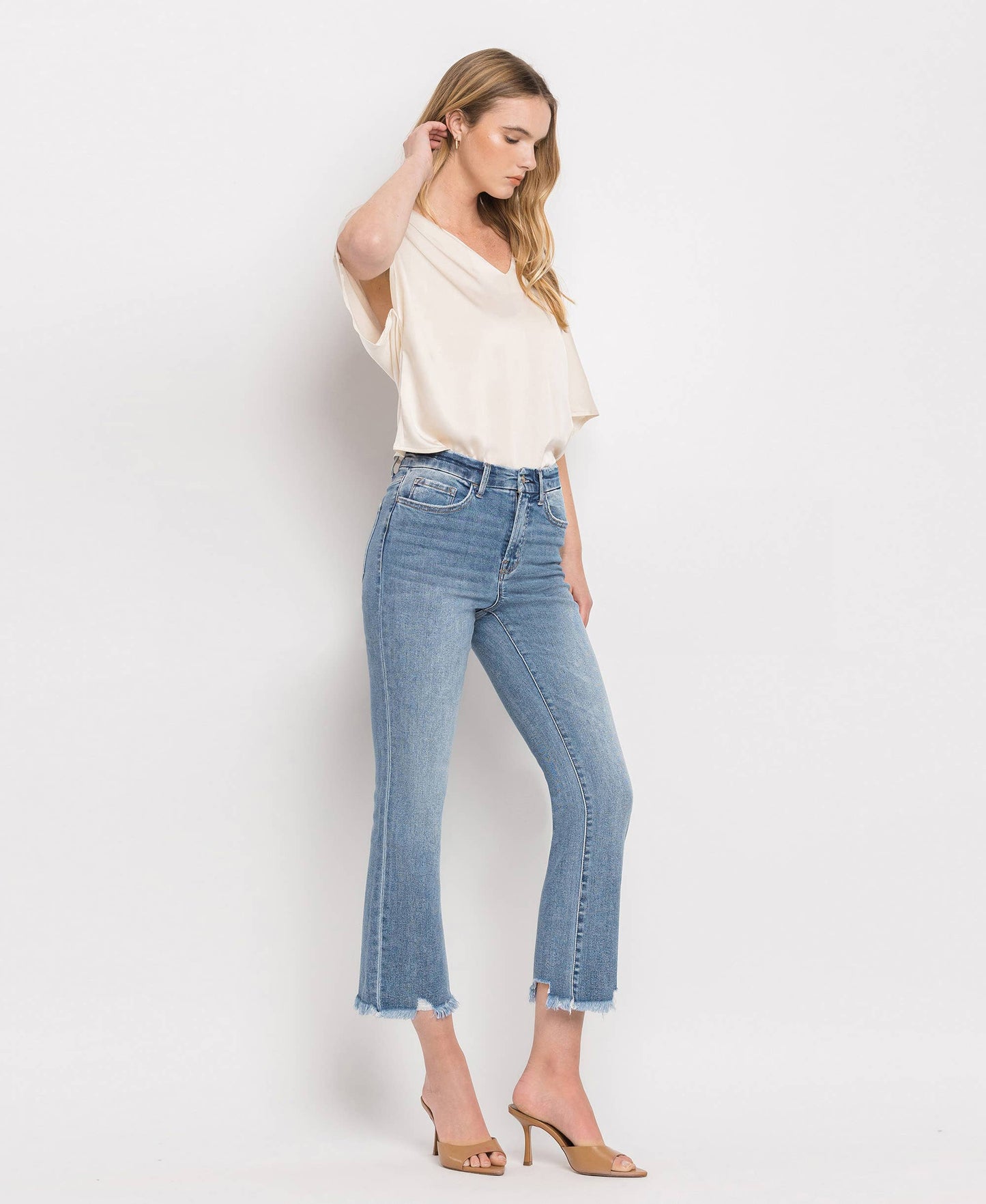 Vervet Crop Flare Jeans