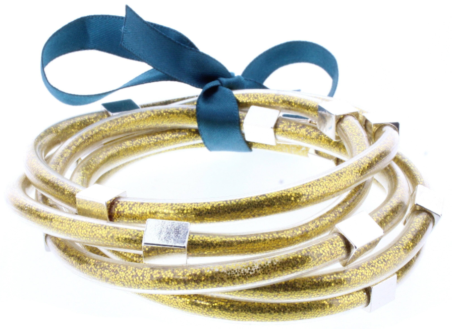 Glitter Filled Bangles Bracelet Set