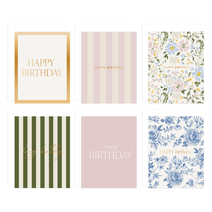 Assorted Happy Birthday Boxed Card Set