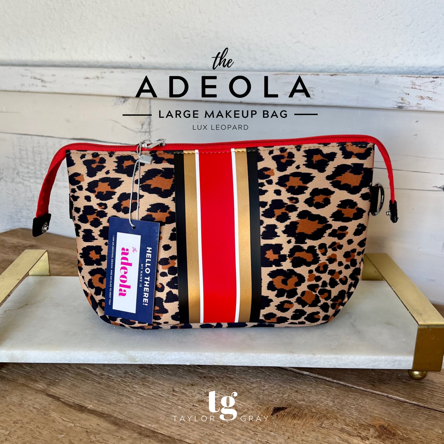 The Adeola Neoprene Large Makeup Bag | shoptaylorgray