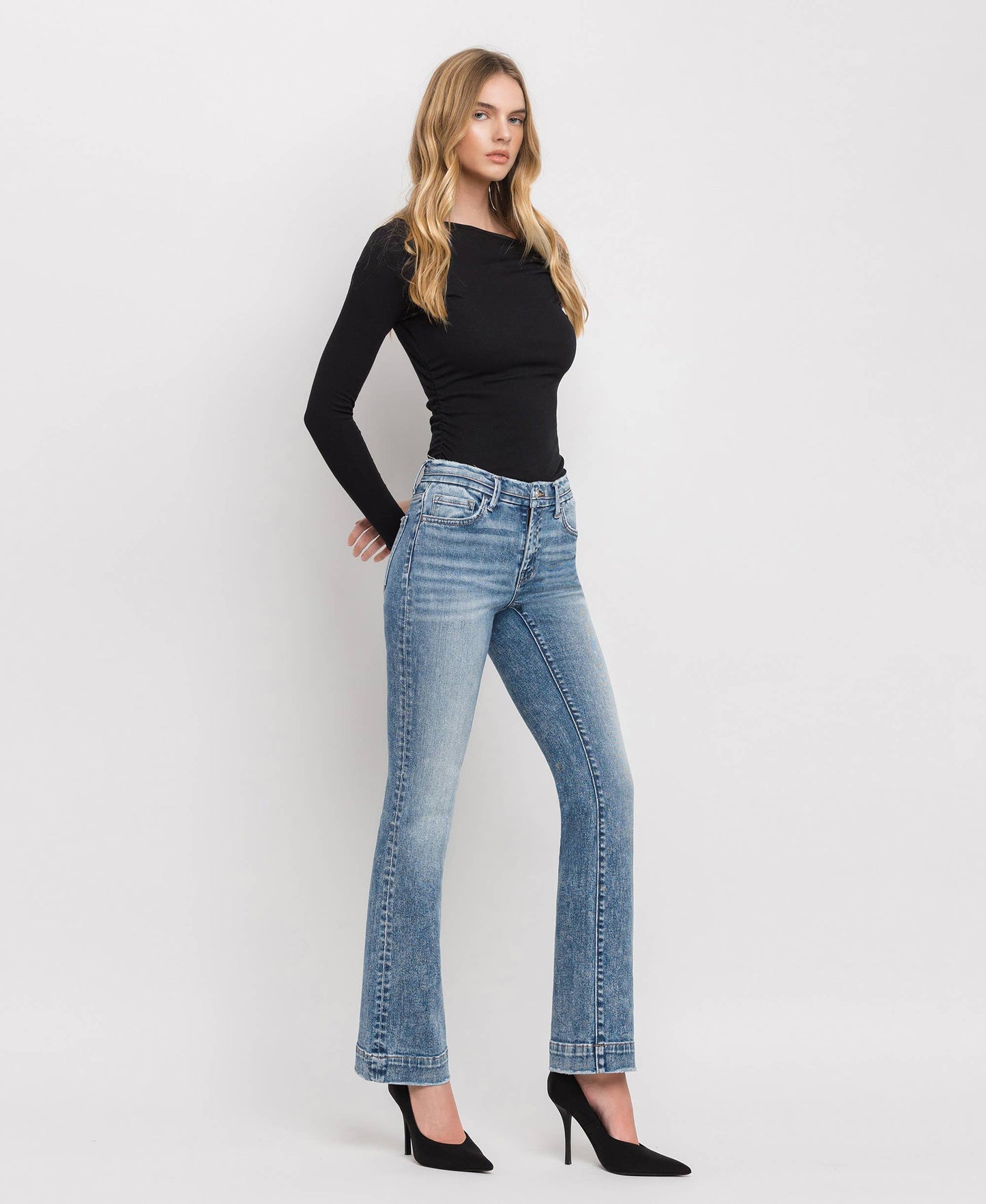 Vervet Mid Rise Bootcut Jeans