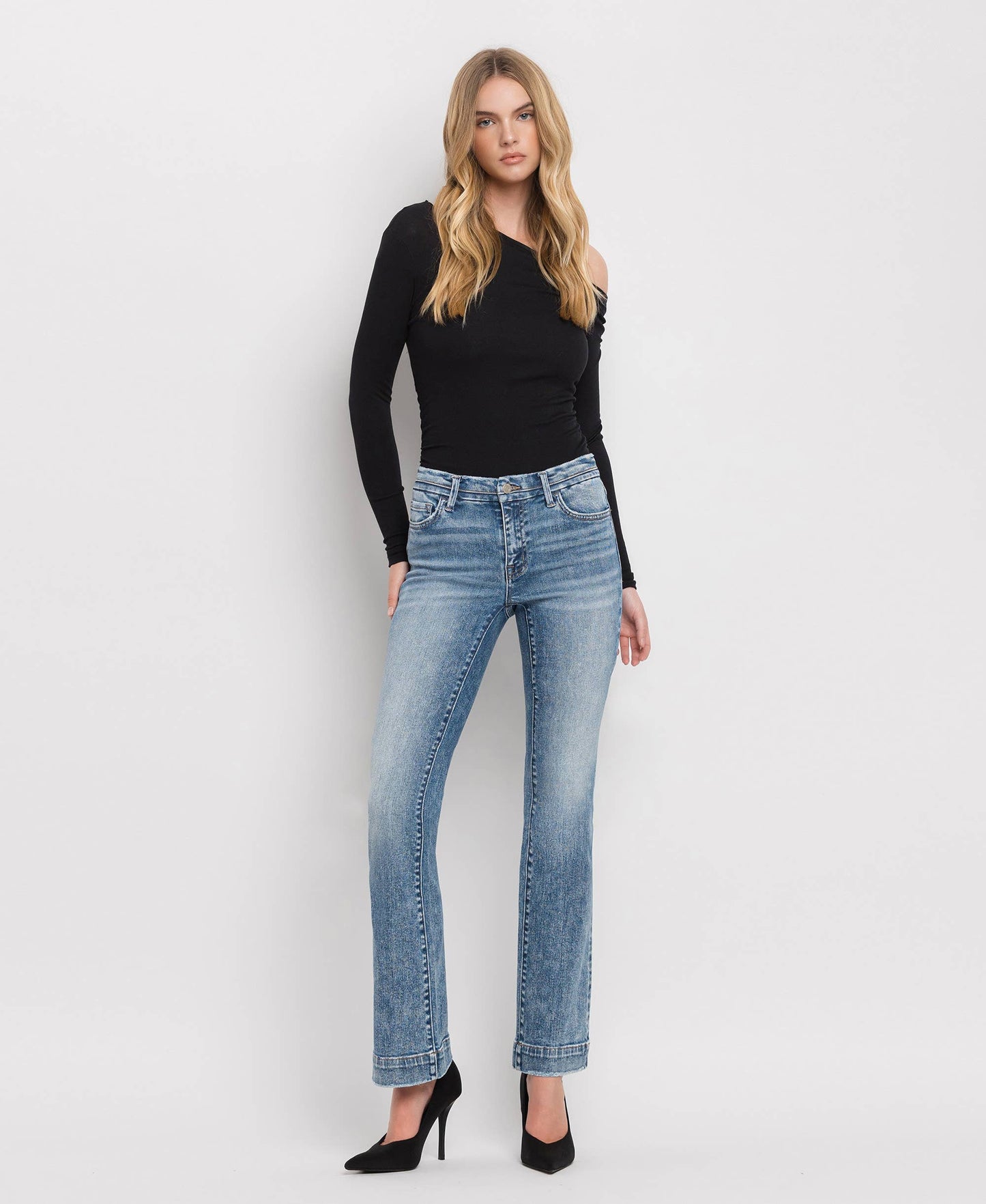 Vervet Mid Rise Bootcut Jeans