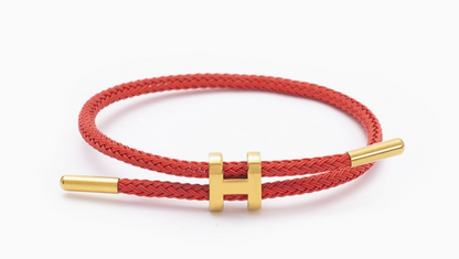 Adjustable Titanium Steel H Buckle Bracelet