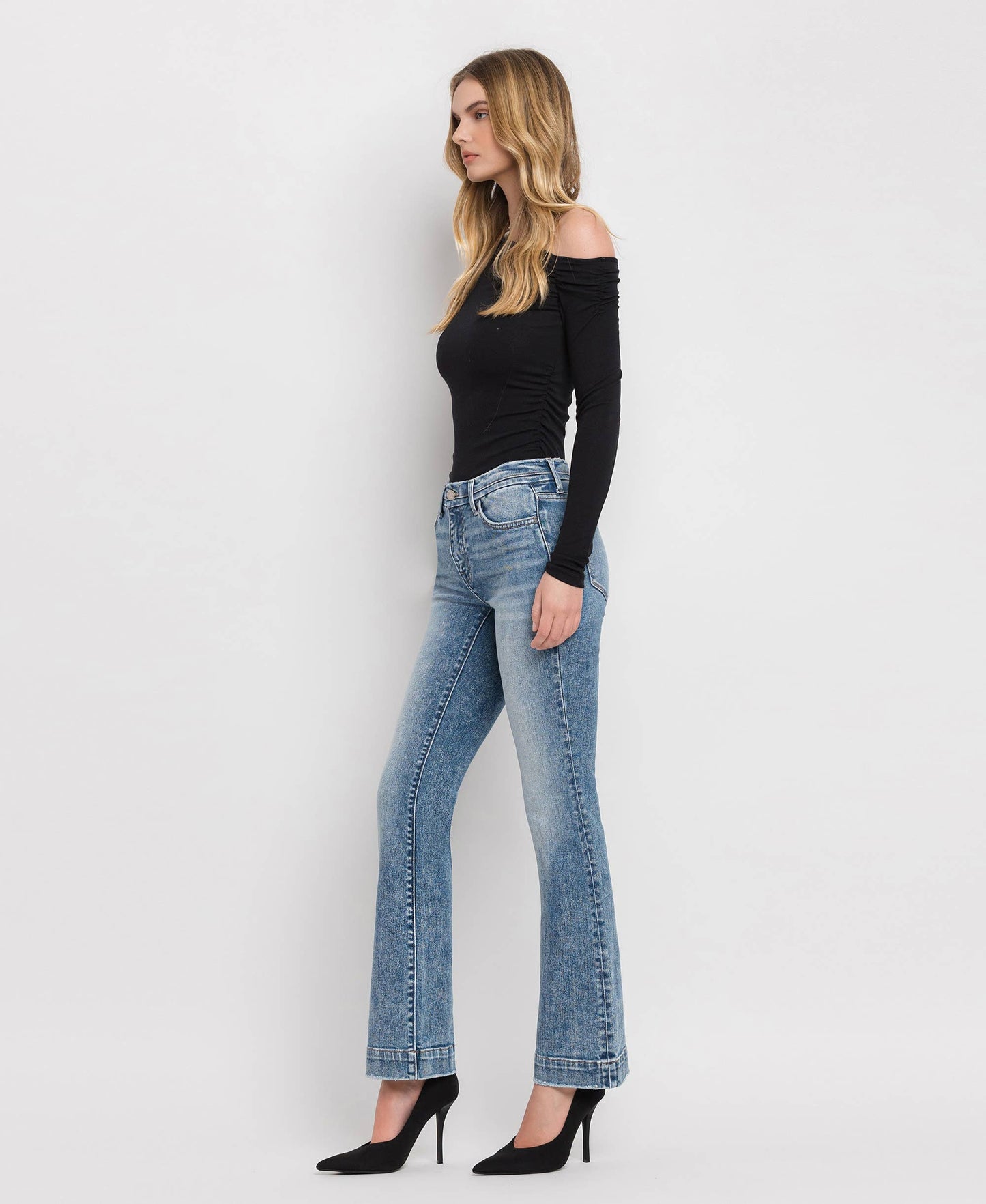 Vervet Mid Rise Bootcut Jeans