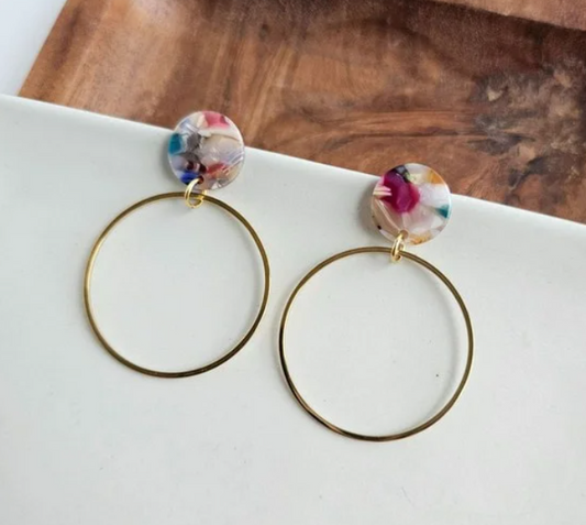 Amelia Hoop Earrings