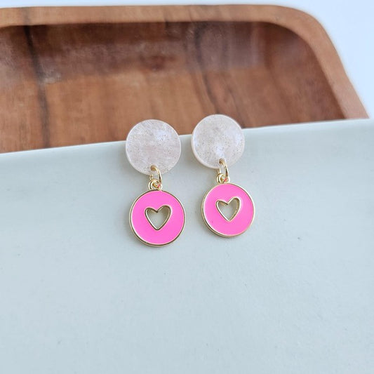 Amora Heart Earrings