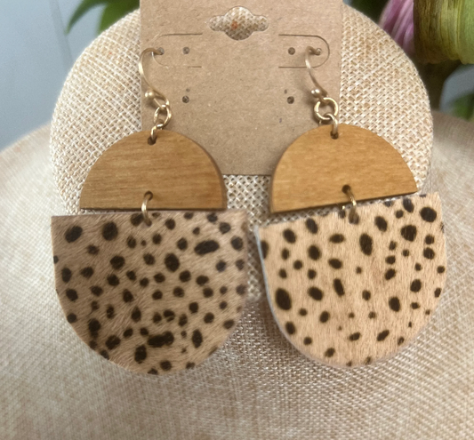 Animal Print Earrings