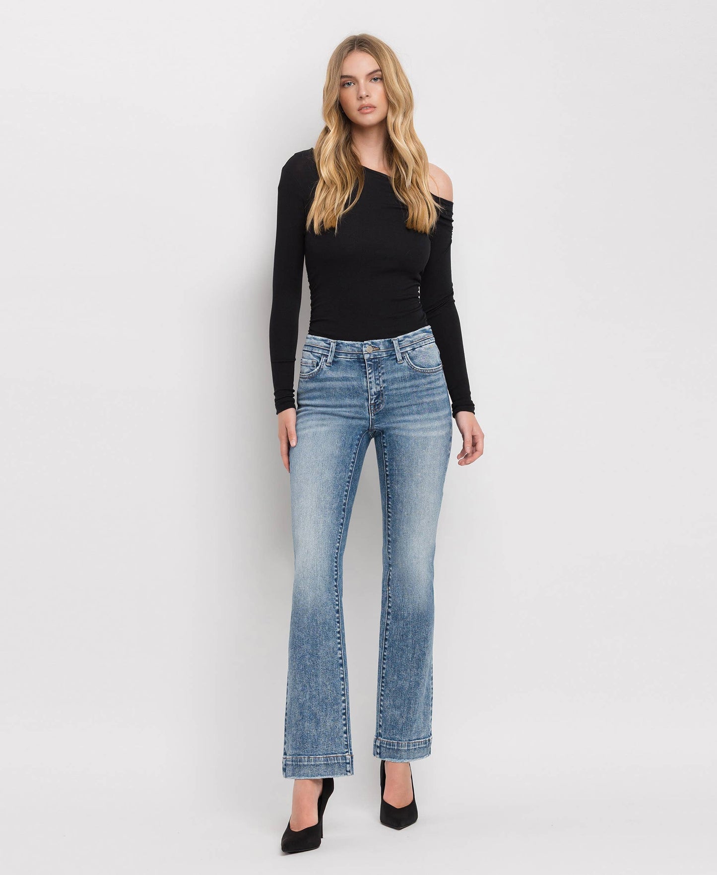 Vervet Mid Rise Bootcut Jeans