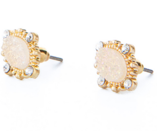 Belle Druzy Stud Earrings