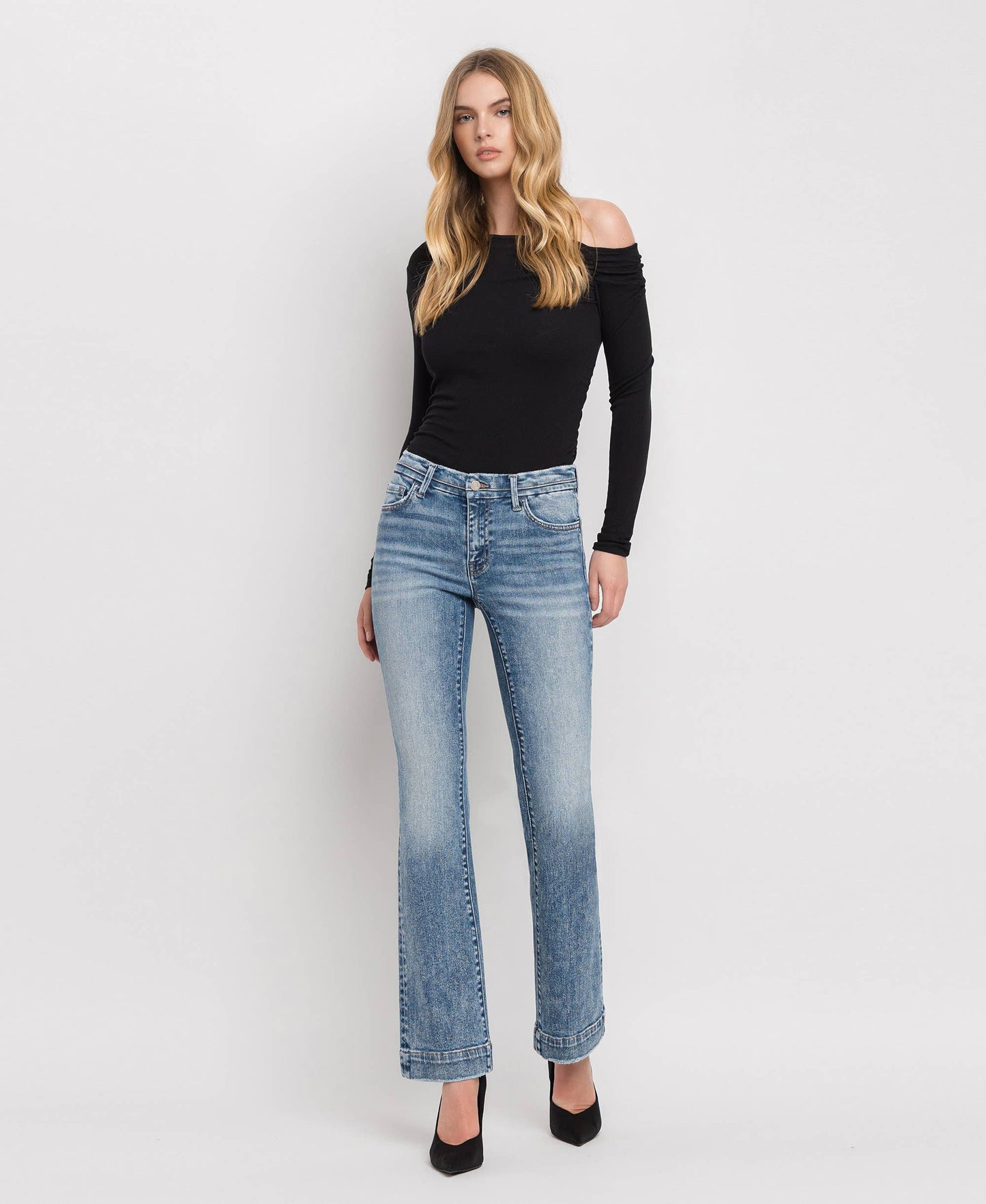 Vervet Mid Rise Bootcut Jeans