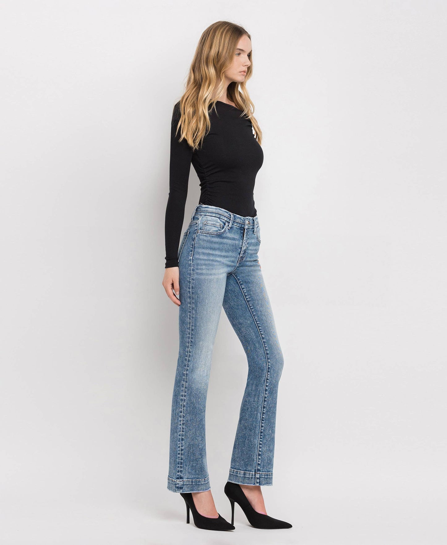 Vervet Mid Rise Bootcut Jeans