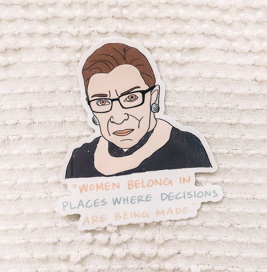 RBG vinyl sticker