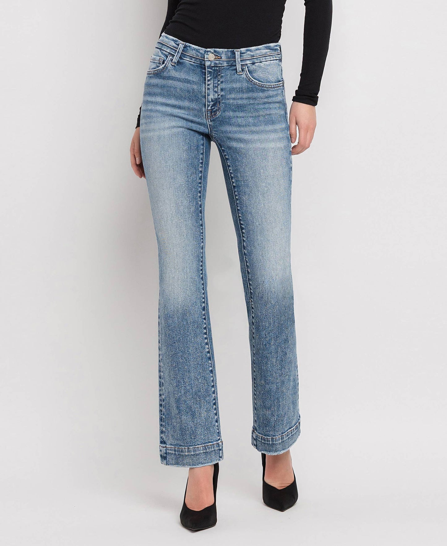 Vervet Mid Rise Bootcut Jeans