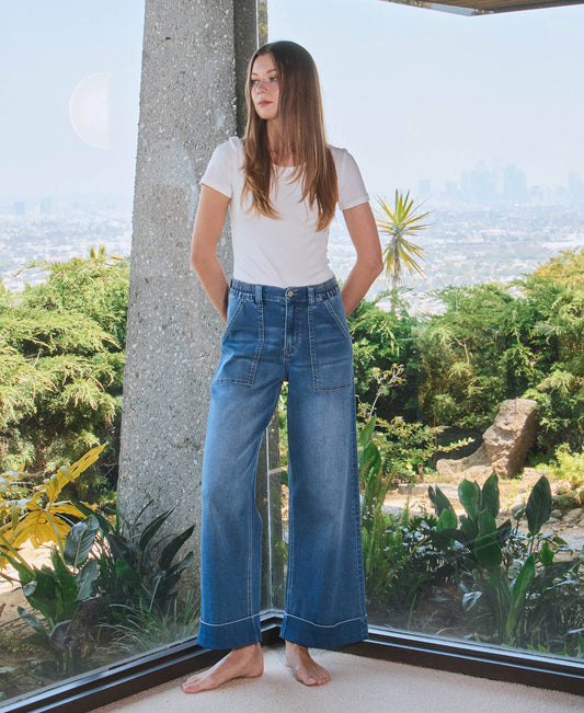 Vervet Baggy Cuffed Wide Leg