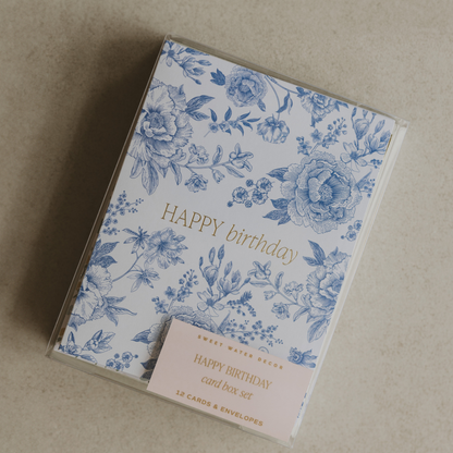 Assorted Happy Birthday Boxed Card Set