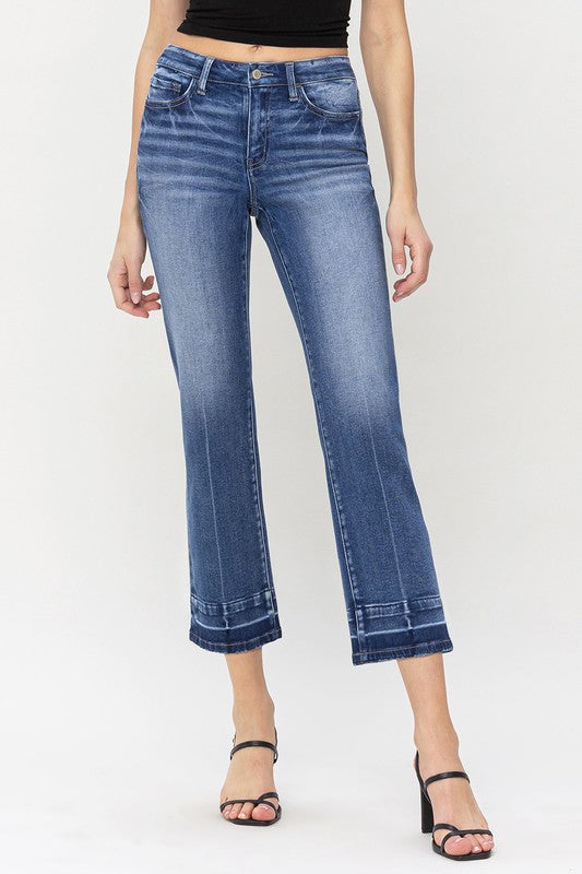 Flying Monkey Mid Rise Straight Leg Jeans