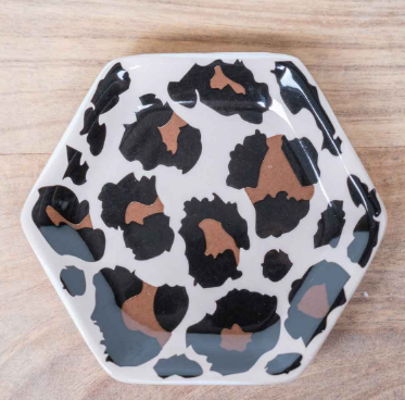 Leopard Trinket Dish